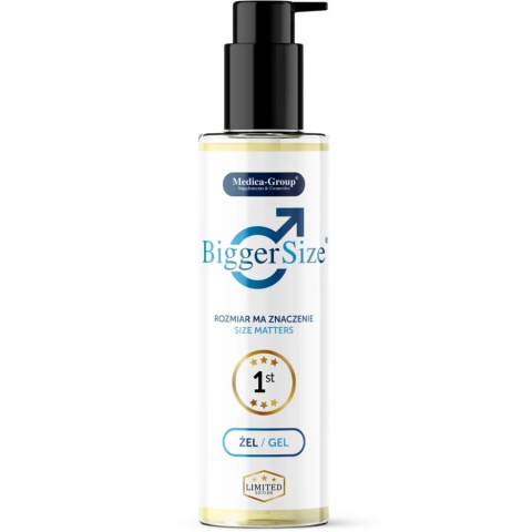 Stimulare - Gel Bigger Size pentru Bărbați, Efect de Volum și Susținerea Erecției, 150 ml