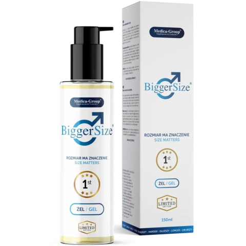 Gel Bigger Size pentru Bărbați, Efect de Volum și Susținerea Erecției, 150 ml [1]