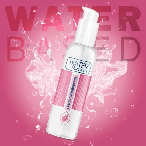 Gel lubrifiant, WATERFEEL 175 ml, pe baza de apa, compatibil cu prezervative, cu aroma de Capsuni [3]