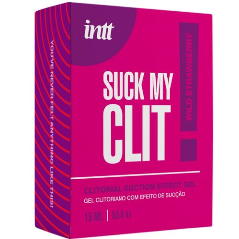 Gel Stimulator INTT Suck My Clit Wild Strawberry, 15 ml [3]