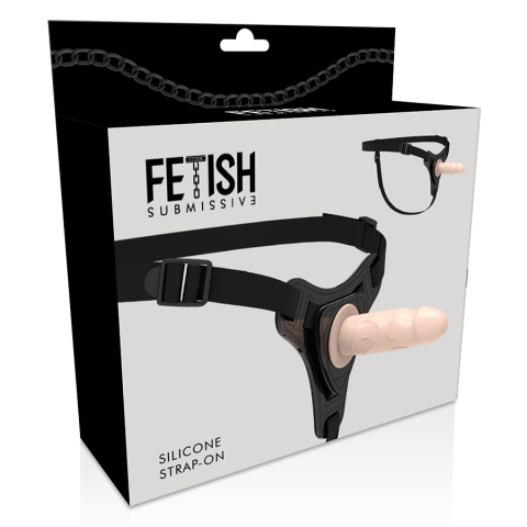 Ham strap-on Submissive reglabil cu dildo realist din silicon, 12,5 cm [4]