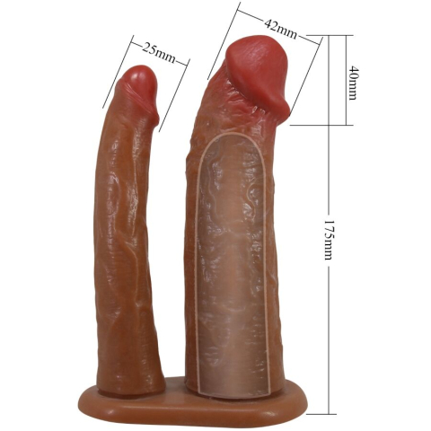 Ham cu dildo dublu Pretty Love Keaven [5]