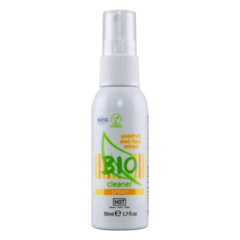 Accesorii erotice - HOT BIO Cleaner Spray – Spray BIO pentru curățarea jucăriilor intime, 50 ml