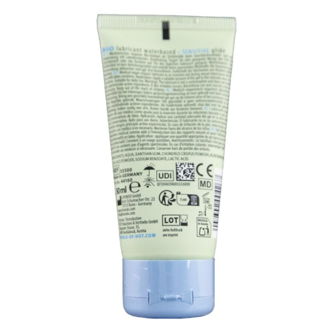 HOT BIO Sensitive – Lubrifiant intim BIO pe bază de apă pentru piele sensibilă, 50 ml [1]