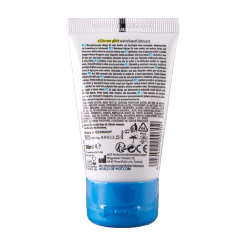 HOT eXXtreme Glide – Lubrifiant intim pe bază de apă cu Comfort Oil a+, 30 ml [1]