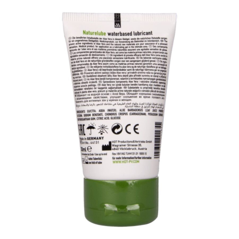 HOT Nature Lube – Lubrifiant intim pe bază de apă cu Aloe Vera, 30 ml [1]