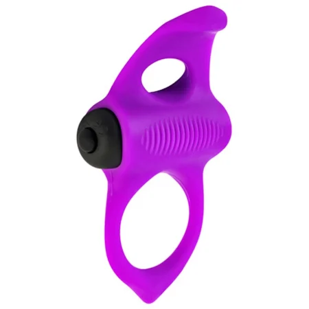 Inele penis - Inel vibrator Lingus Max cu bullet detașabil, mov