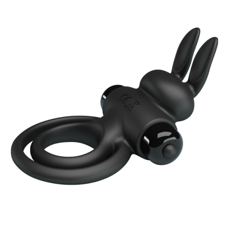 Inel Erectil Vibrator Pretty Love, Silicon, Stimulare, 2.5x3.8cm [3]