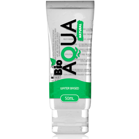Lubrifiant BIOAQUA pe Bază de Apă 50 ml – Ingrediente Naturale, Compatibil cu Prezervative și Jucării Intime