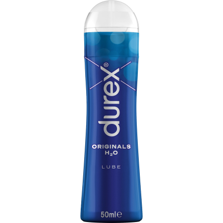 Lubrifianti - Lubrifiant Durex Play Original H2O 50 ml – Pe Bază de Apă, Compatibil cu Prezervative