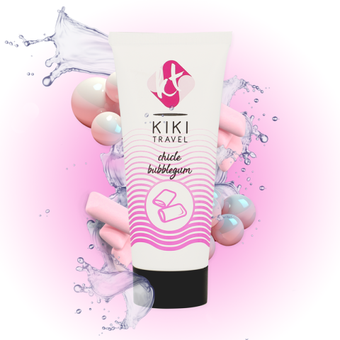 Lubrifiant comestibil Bubblegum cu aromă de gumă de mestecat, pe bază de apă, 50 ml