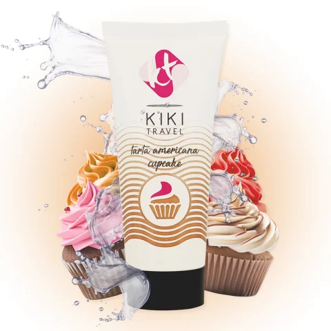 Lubrifianți - Lubrifiant comestibil Cupcake cu aromă dulce de prăjitură, pe bază de apă, 50 ml