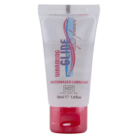Lubrifiant HOT Warming Glide Liquid Pleasure, Efect Încălzire, pe Bază de Apă, 30 ml