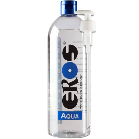Lubrifiant intim dens pe bază de apă, cu pompiță, 1000 ml