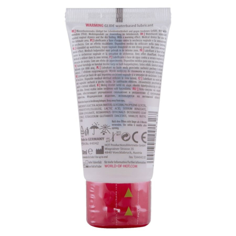 Lubrifiant intim pe bază de apă cu efect de încălzire, 30 ml - HOT Warming Glide Liquid Pleasure [1]