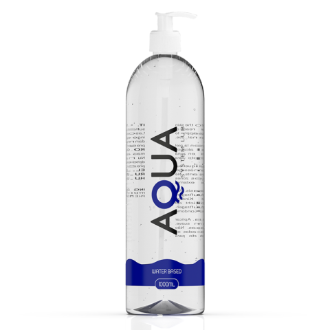 Lubrifianți - Lubrifiant intim pe bază de apă pentru sex vaginal, anal, oral și jucării erotice, pompă dozatoare, 1000 ml