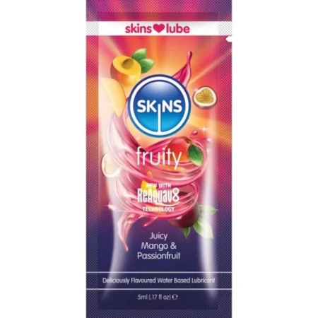 Lubrifiant SKINS Mango & Fructul Pasiunii, 5 ml