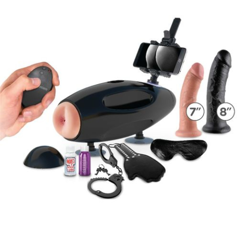 Mașină de sex portabilă Fetish Fantasy Extreme International, cu ventuze și 2 accesorii [1]