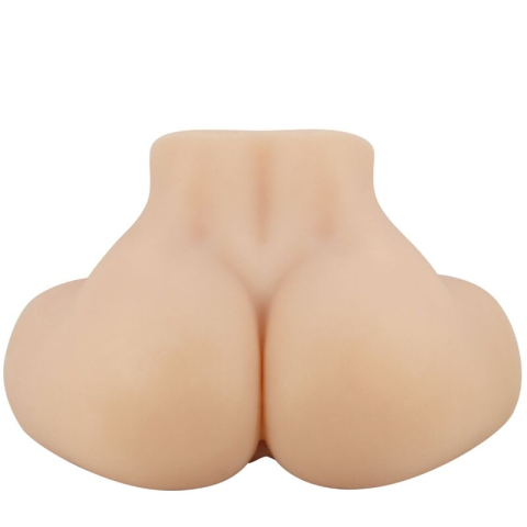Masturbator dublu realist Hailey cu vagin și anus, vibrații reglabile și telecomandă cu fir, 20,6 cm [2]