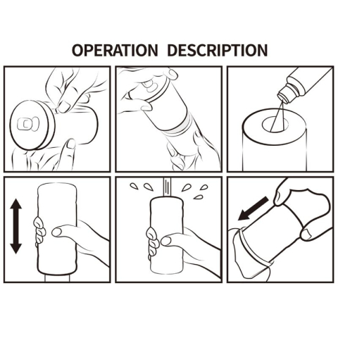 Masturbator masculin compact Can Model 1 cu interior elastic și intens texturat, TPR moale, recipient discret, 11 cm, alb [6]