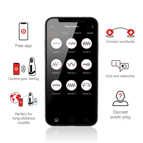 Masturbator masculin SEQUL cu vibrații, presiune reglabilă, 10 viteze și control prin aplicație, reîncărcabil USB [2]