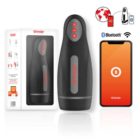 Masturbatoare bărbați - Masturbator masculin SEQUL cu vibrații, presiune reglabilă, 10 viteze și control prin aplicație, reîncărcabil USB