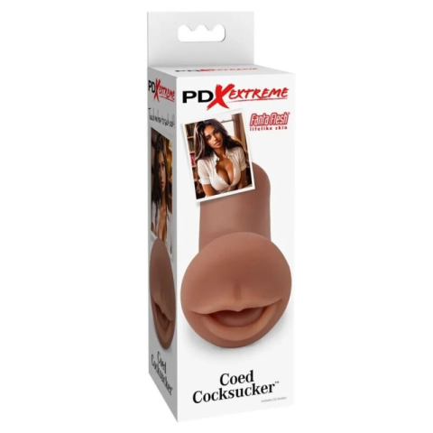 Masturbator oral pentru bărbați cu texturi interioare – PDX Extreme Coed Cocksucker [3]
