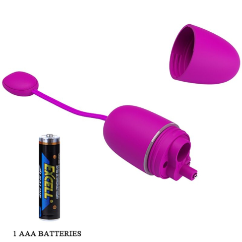 Ou vibrator Nymph cu control prin aplicație și de la distanță, vibrații interactive, mov [5]