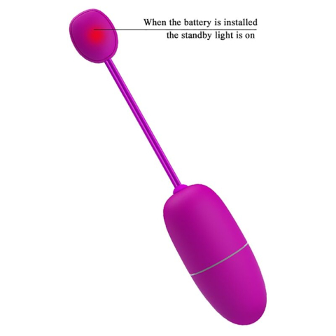 Ou vibrator Nymph cu control prin aplicație și de la distanță, vibrații interactive, mov [4]