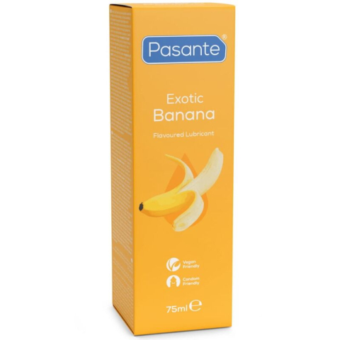 Pasante Banana – Lubrifiant intim pe bază de apă cu aromă de banană, 75 ml [1]