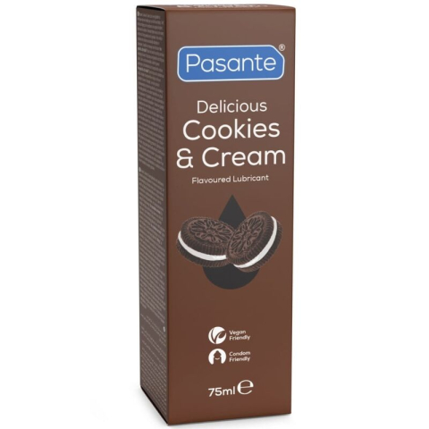Pasante Cookies & Cream – Lubrifiant intim pe bază de apă cu aromă de biscuiți și cremă, 75 ml [1]