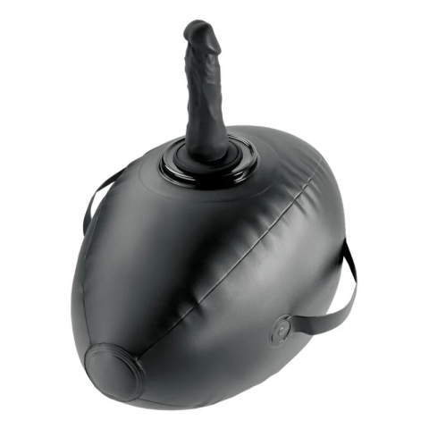 Vibratoare & Dildo - Pernă gonflabilă erotică cu dildo inclus și suport pentru jucării cu ventuză – FETISH FANTASY SERIES Body Dock
