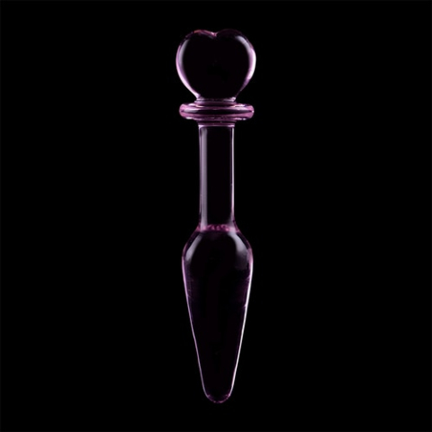 Plug Anal din Sticla Borosilicata Nebula Series by Ibiza, Model 7, Roz, 13.5 cm [4]