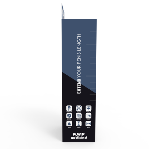 Pompă pentru penis cu manometru PUMP ADDICTED RX9 Transparent [7]