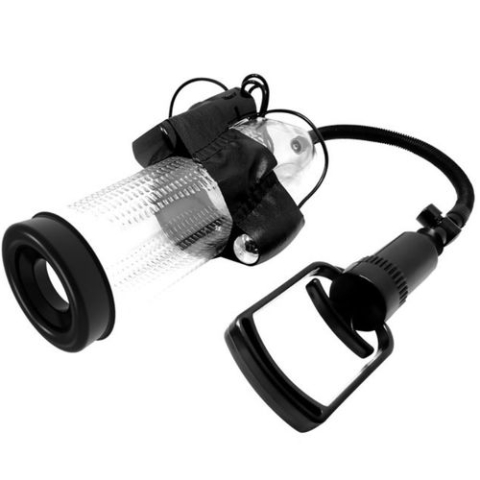 Pompă pentru penis PRETTY LOVE cu vacuum manual și modul vibrator [1]