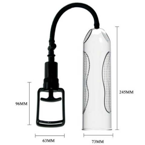 Pompă pentru penis PRETTY LOVE cu vacuum manual și modul vibrator [2]