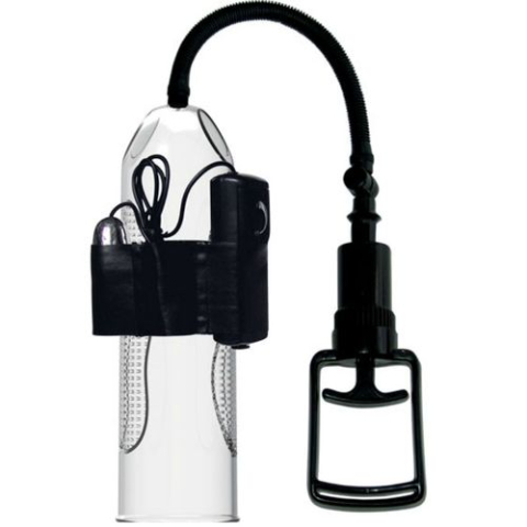 Pompe penis - Pompă pentru penis PRETTY LOVE cu vacuum manual și modul vibrator