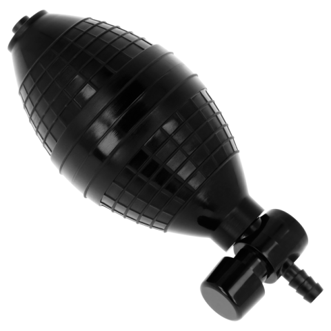 Pompă vacuum manuală pentru penis Transparent Pump 02, cilindru transparent 20 cm, pară de pompare și inel de etanșare [3]