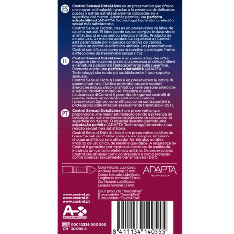 Prezervative Control Sensual Dots and Lines 12 buc [1]