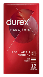 Prezervative - Prezervative Durex Feel Thin, 12 buc
