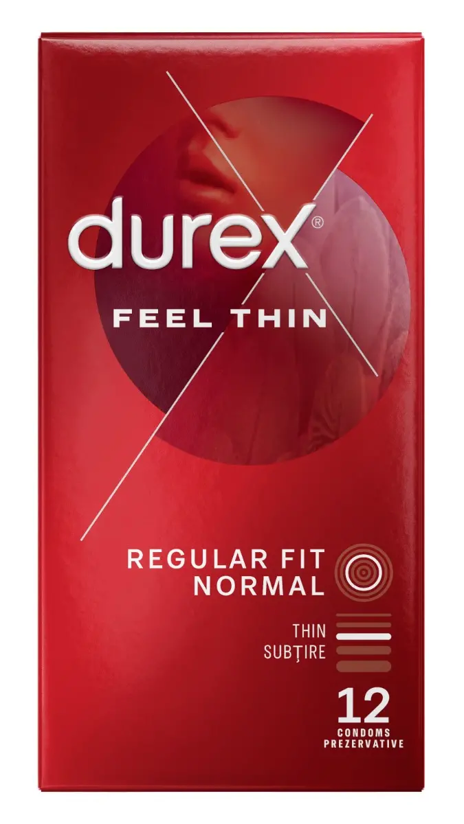 Prezervative - Prezervative Durex Feel Thin, 12 buc