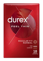 Prezervative - Prezervative Durex Feel thin, 18 buc