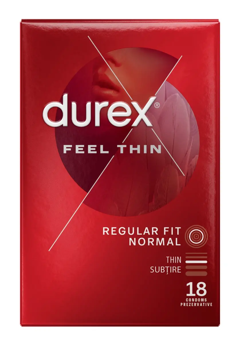 Prezervative - Prezervative Durex Feel thin, 18 buc