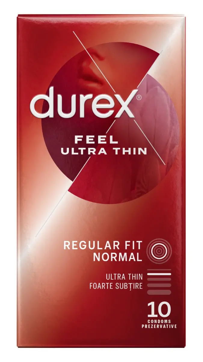 Prezervative - Prezervative Durex Feel Ultra Thin, 10 buc