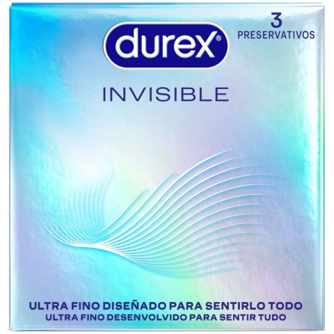Prezervative - Prezervative Durex Invisible Ultra Thin – 3 bucăți