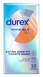 Prezervative - Prezervative Durex Invisible XL, 10 bucati