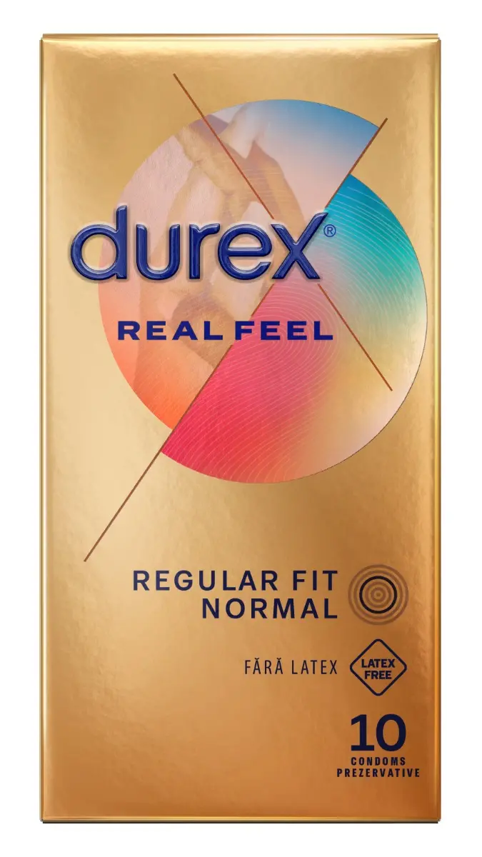 Prezervative - Prezervative Durex Real Feel 10buc