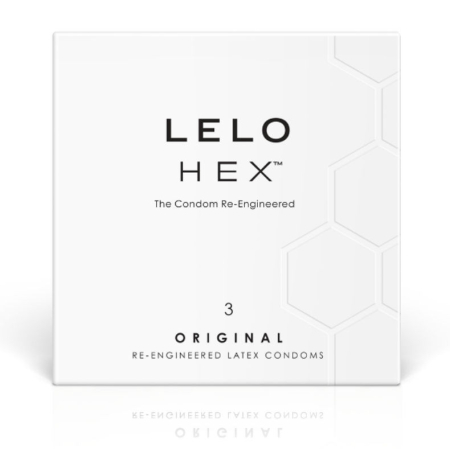 Prezervative LELO HEX (3 buc) – Ultra subtiri, design inovator pentru senzatii maxime [1]