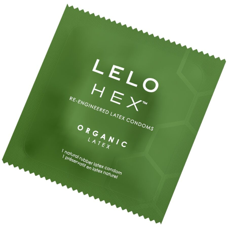Prezervative LELO HEX Organic, 36 unitati, latex organic, cu L-arginina [3]