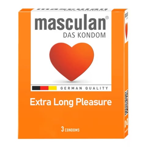 Prezervative - Prezervative Masculan Extralong Pleasure, 3 Bucati